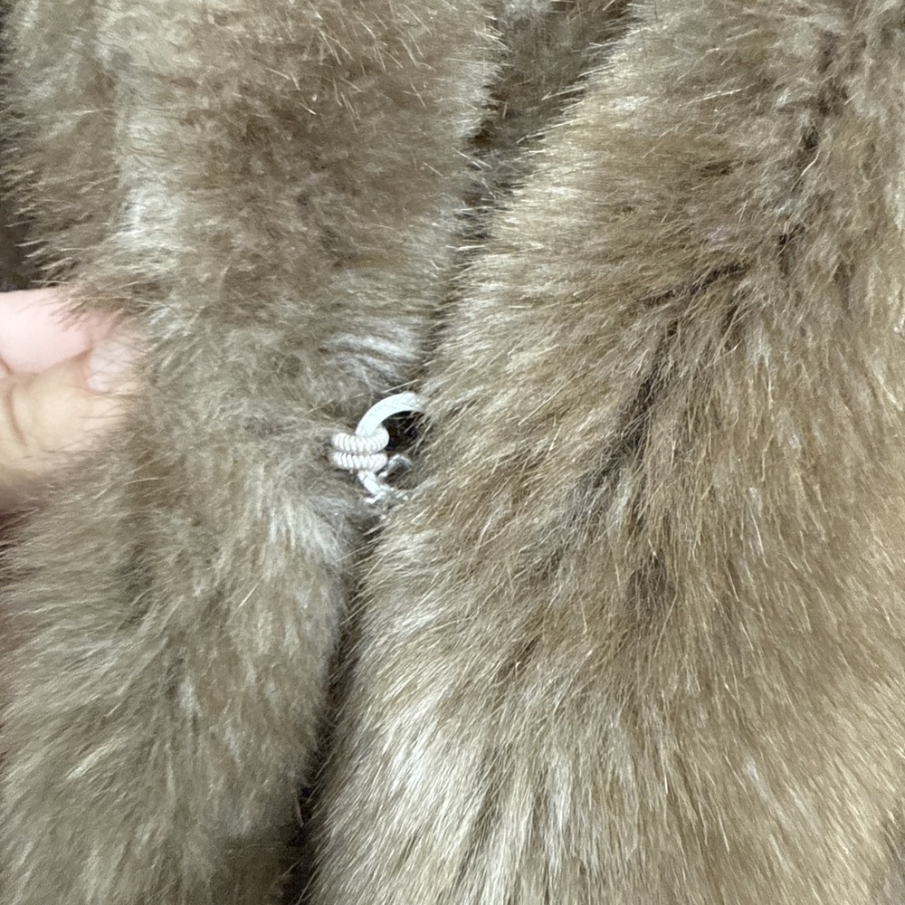 Style VI LTD. Faux Fur Coat Vintage 1980s USA Made Brown - Picture 8 of 11